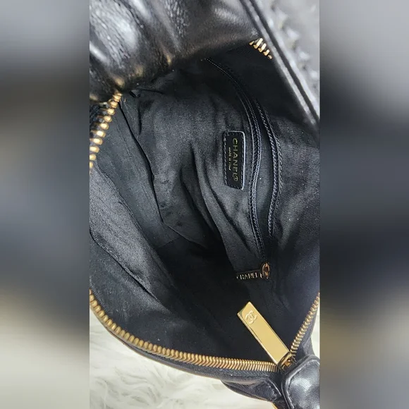 FULL SET Chanel Black Chocolate Bar Leather Bag - Picture 9 of 16